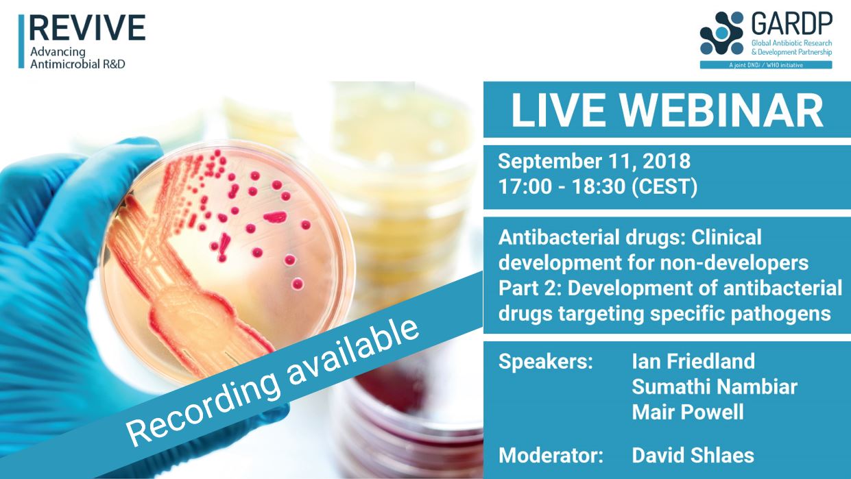 <br>Antibacterial drugs: Clinical development for non-developers </br> Part 2: Development of antibacterial drugs targeting specific pathogens