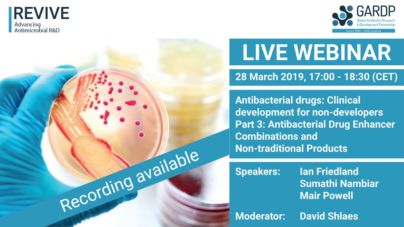 <br>Antibacterial drugs: Clinical development for non-developers </br> Part 3: Non-traditional approaches