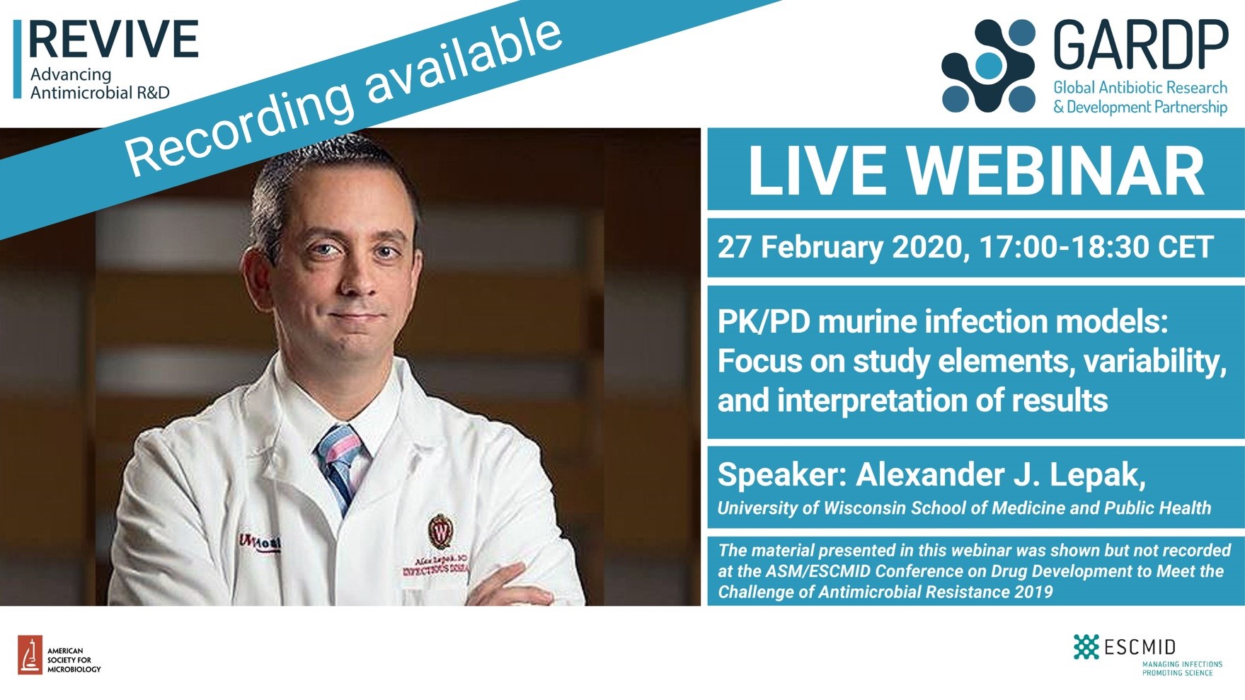PK/PD murine infection models: Focus on study elements, variability, and interpretation of results