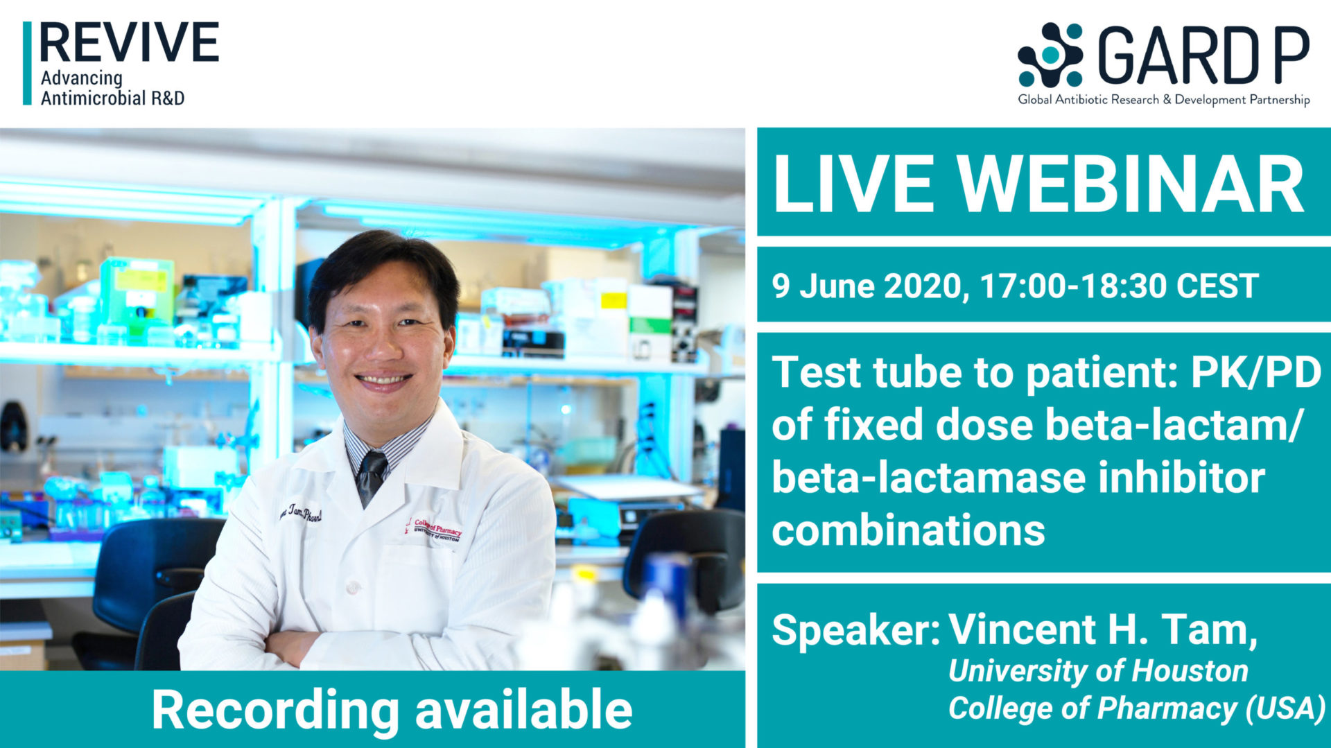 Test tube to patient: PK/PD of fixed dose beta-lactam/beta-lactamase inhibitor combinations