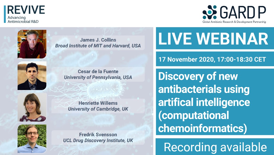 Discovery of new antibacterials using artificial intelligence (computational chemoinformatics)
