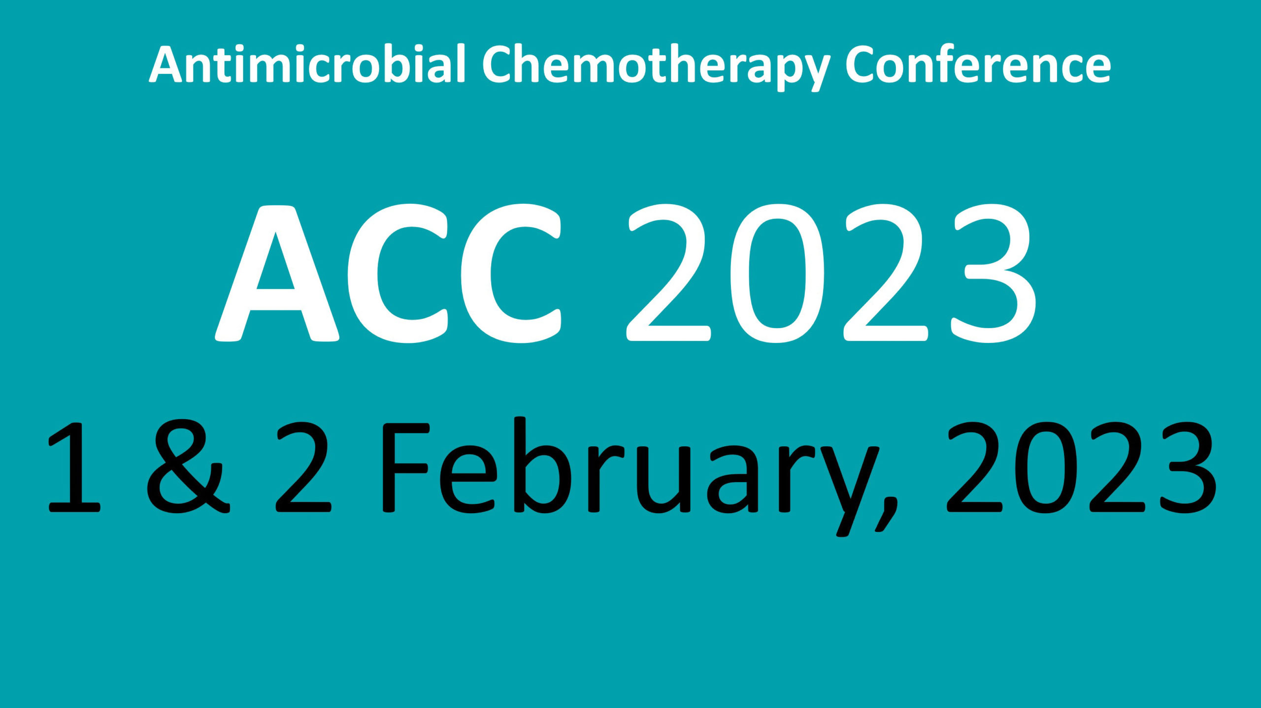 Antimicrobial Chemotherapy Conference 2023