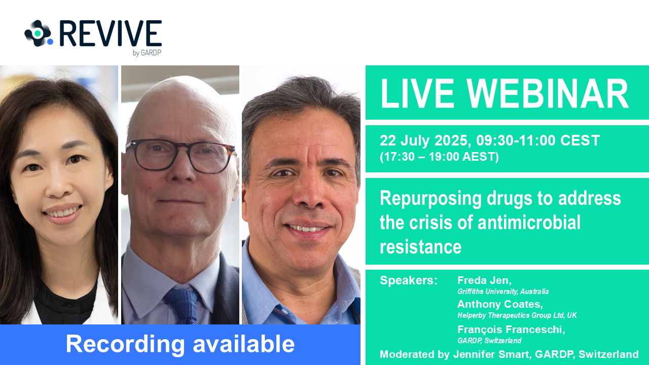 Repurposing drugs to address the crisis of antimicrobial resistance