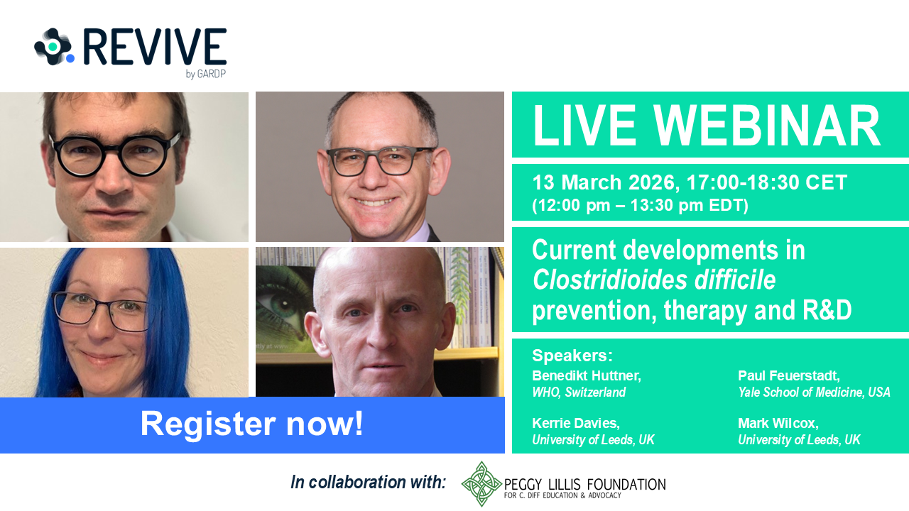 Current developments in <i>Clostridioides difficile</i> prevention, therapy and R&D